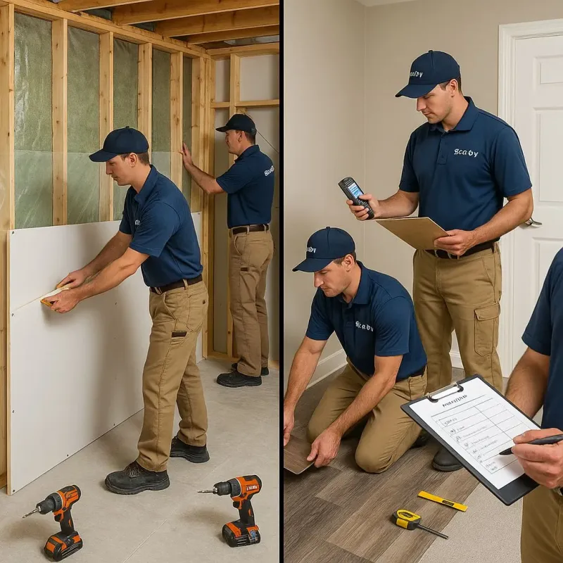 Repairs and Reconstruction process in Jamestown, RI